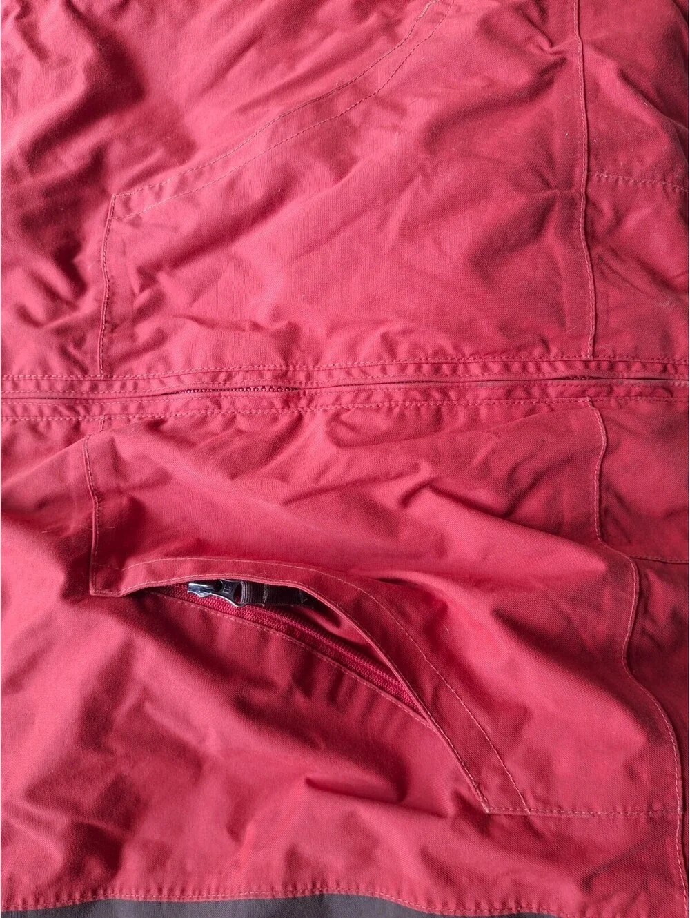 Burton Snowboards Men's S Red Hooded Insulated Ski Snowboard Jacket Y2K